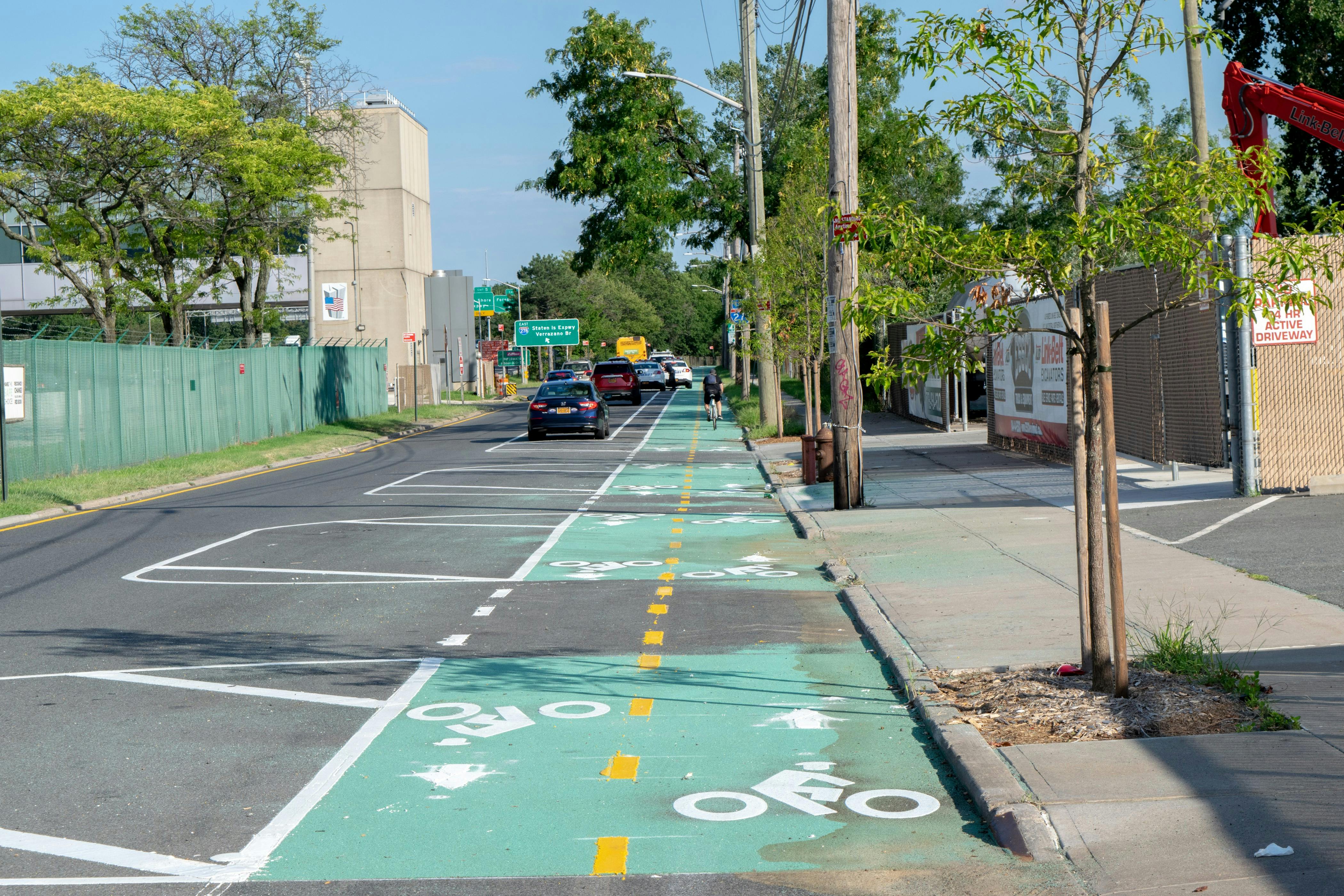 Verrazano discount bike lane